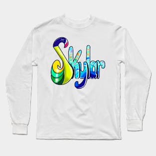 Top 10 best personalized gifts for girls Name Skylar Long Sleeve T-Shirt